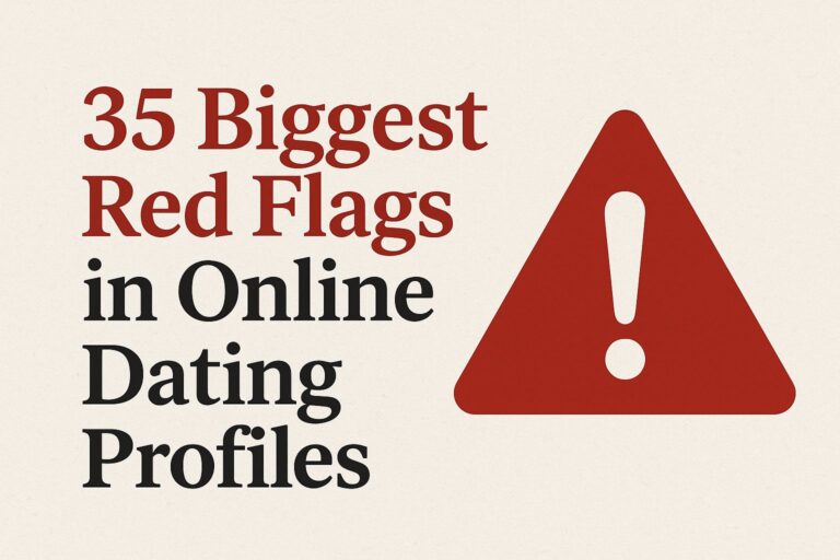 35 Biggest Red Flags in Online Dating Profiles