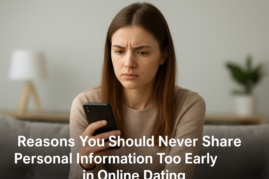 Reasons You Should Never Share Personal Information Too Early in Online Dating